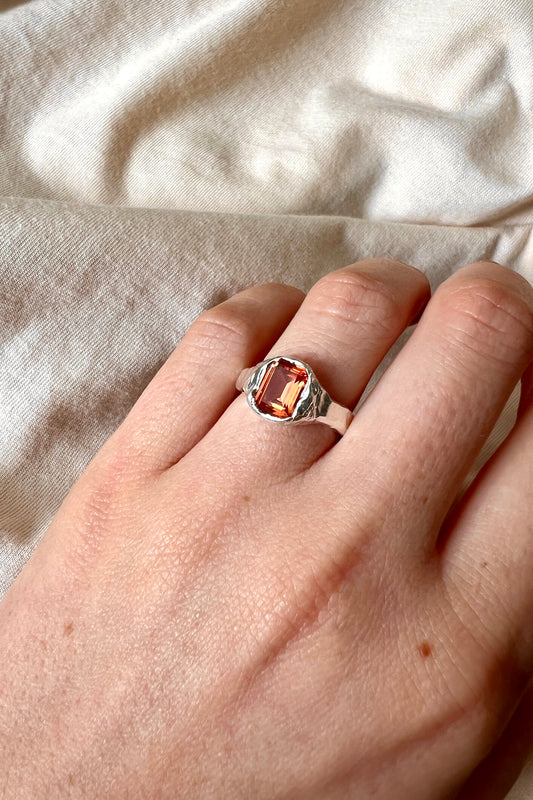 Bague Lava 1 Orange.