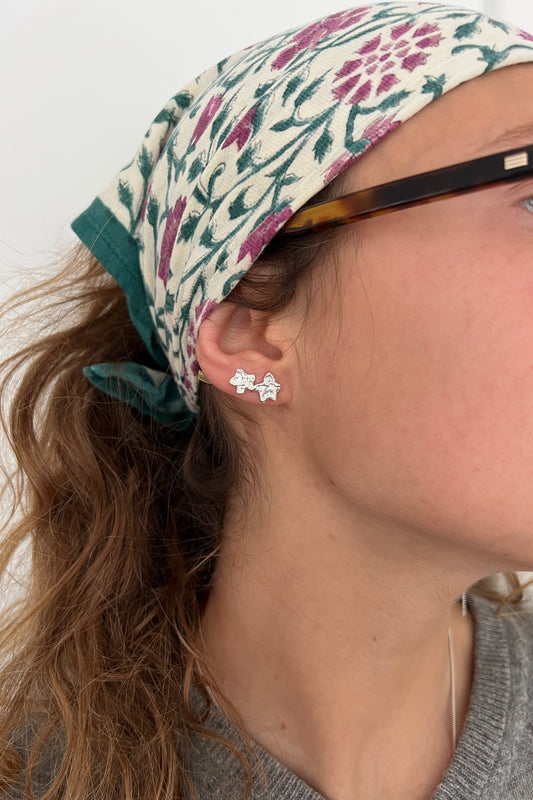 Boucle d’oreille Double Star.
