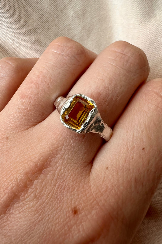 Bague Lava 1 Jaune.