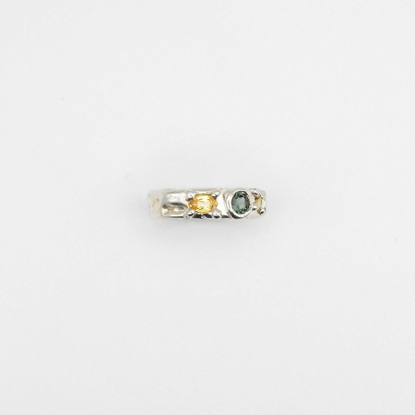 Bague Kaïa 2 Jaune/Vert.