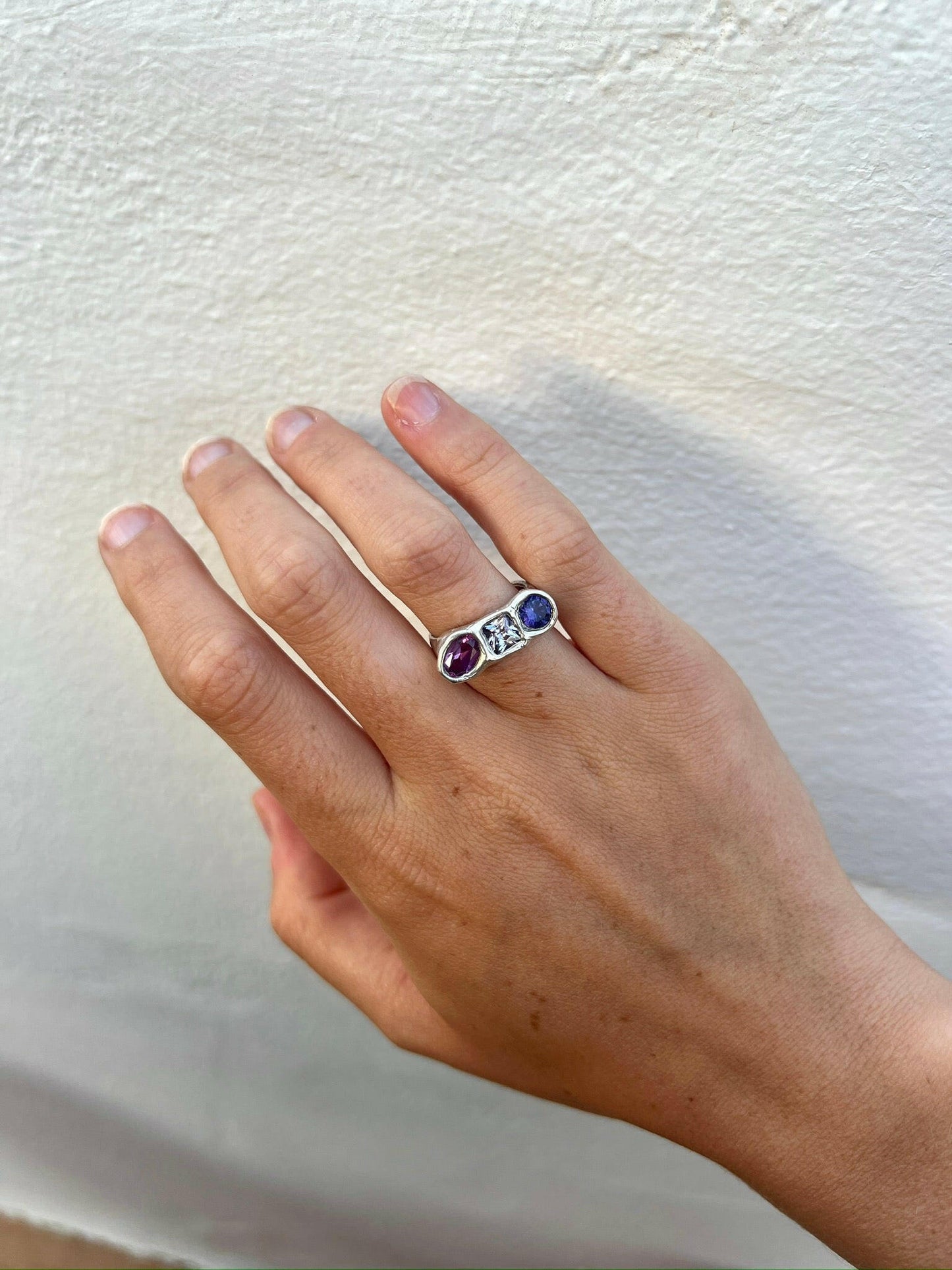 Bague Kaïa Mauve.