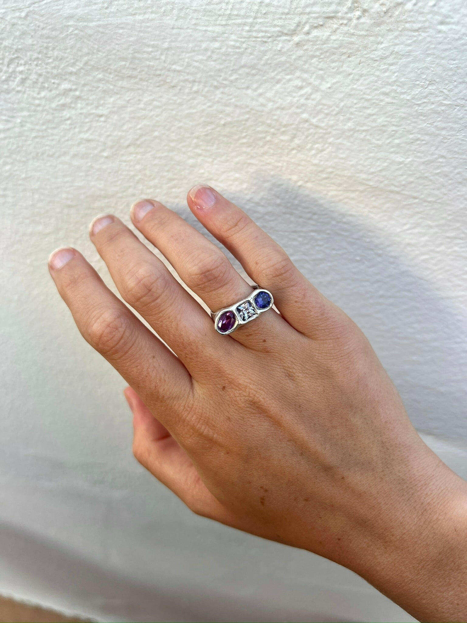 Bague Kaïa Mauve.