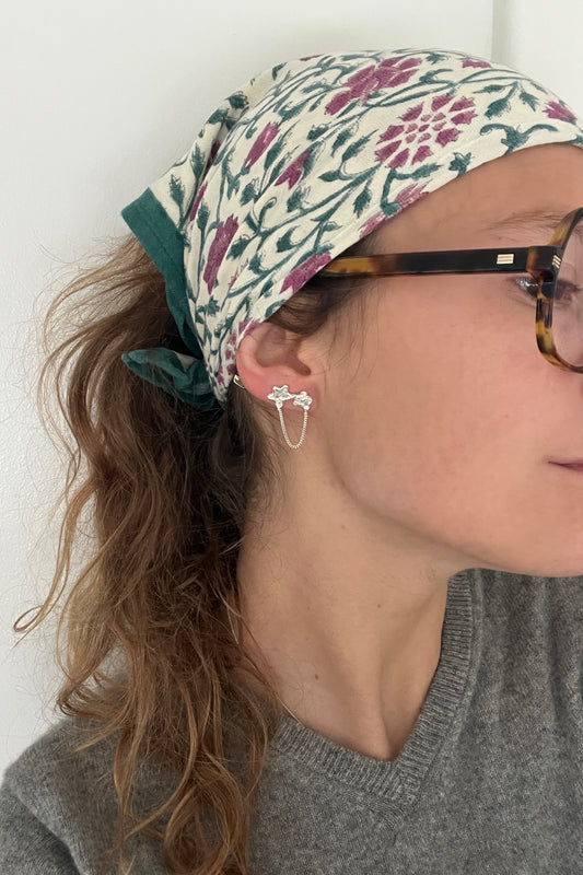Boucle d’oreille Double Shooting Star.