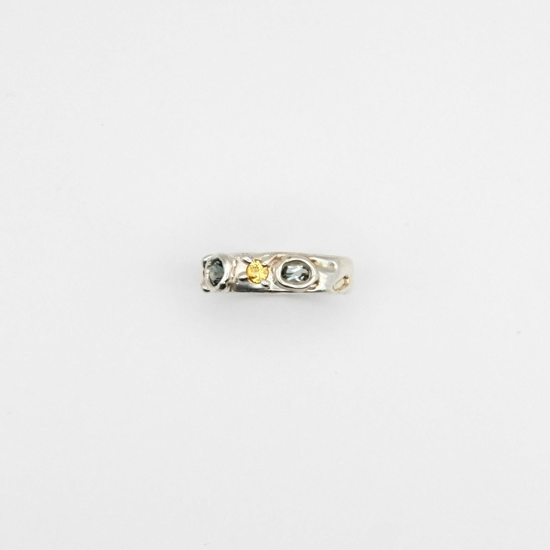 Bague Kaïa 2 Jaune/Vert.