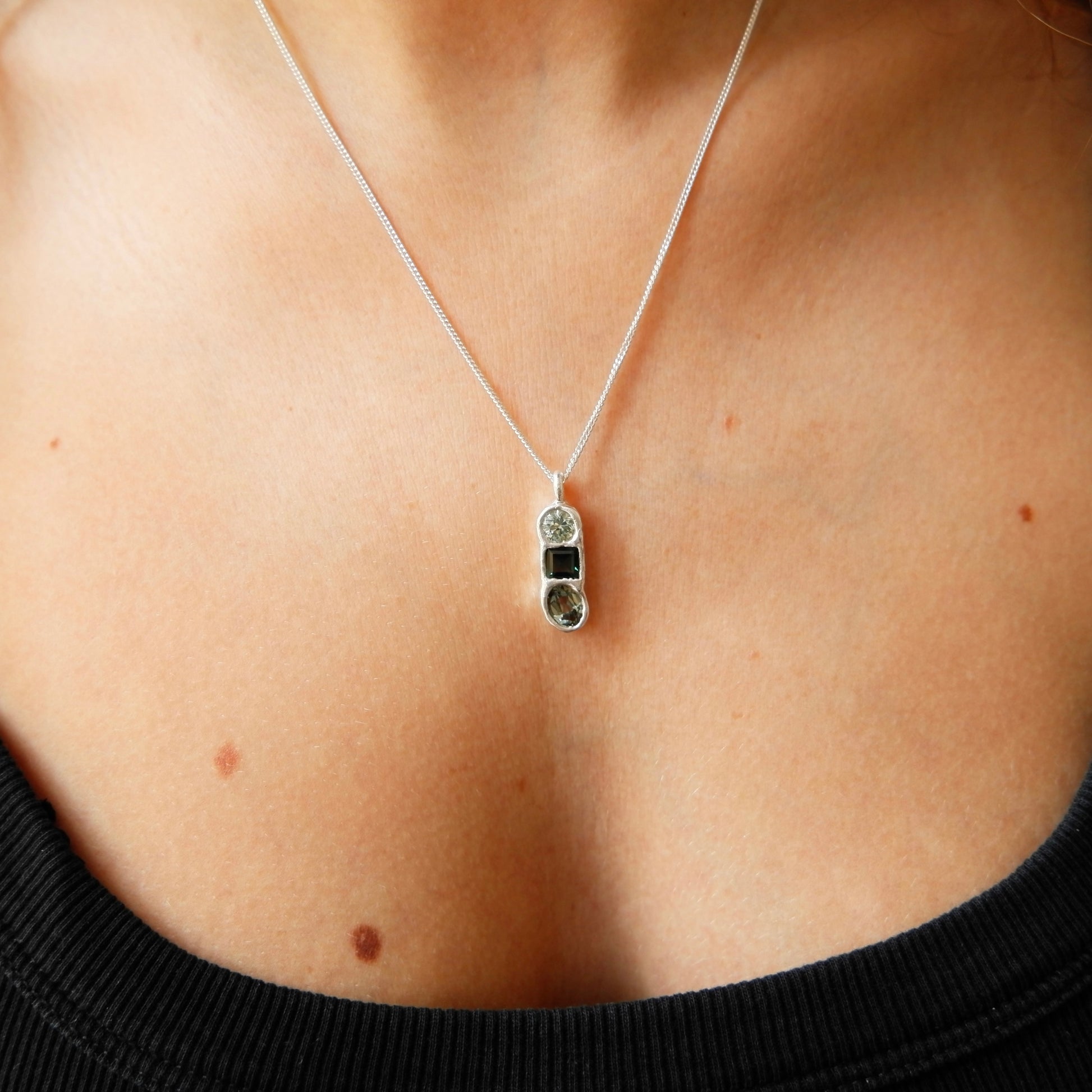 Collier Kaïa Bleu.