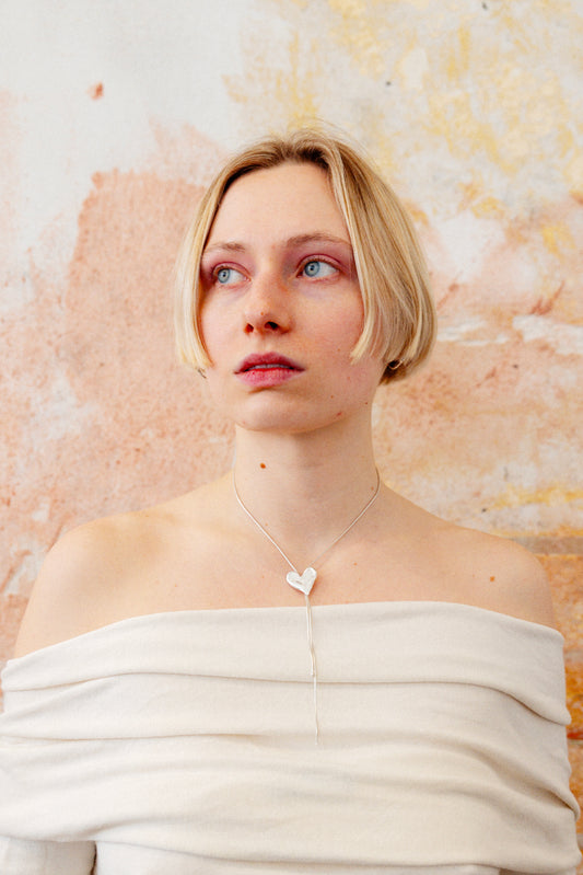 Collier Sliding Heart
