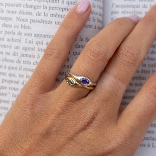 Bague Constellation Mauve