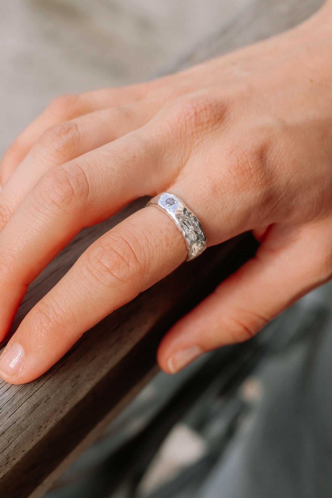 Bague Band lava.