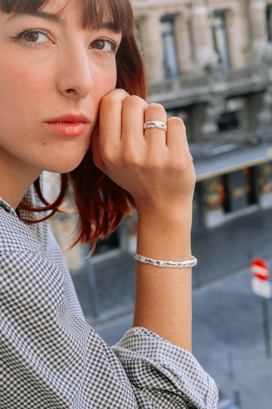 Bague Holey Lava.