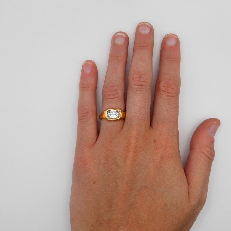Bague Lava 2 Blanc.
