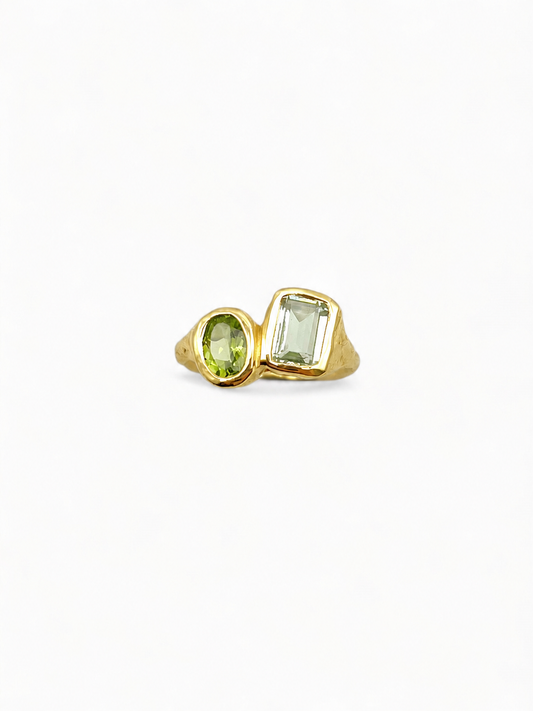 Bague Duo Plaqué or