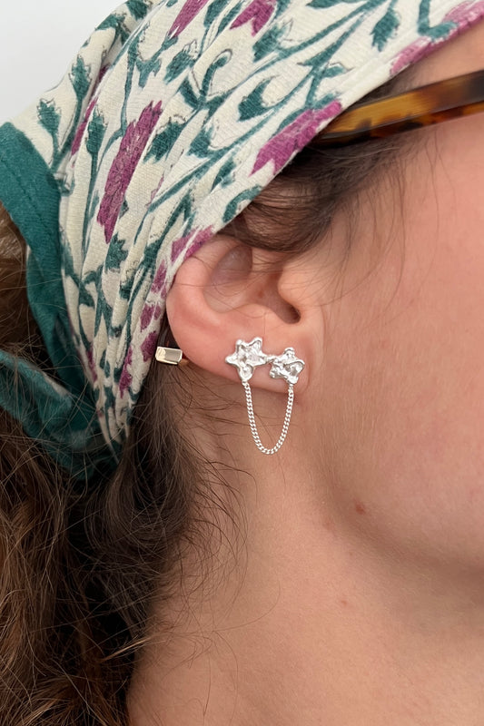 Boucle d’oreille Double Shooting Star.