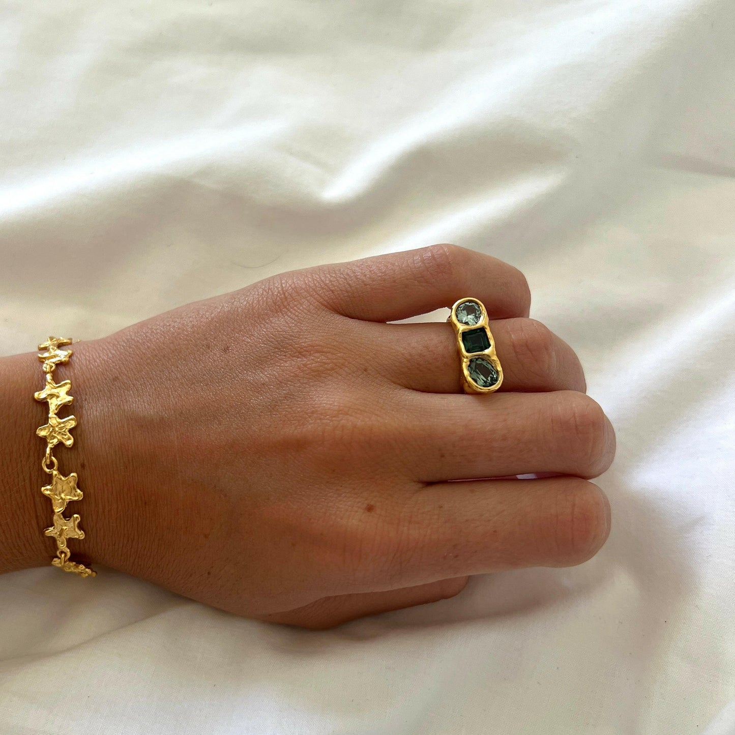 Bague Kaïa Bleu.