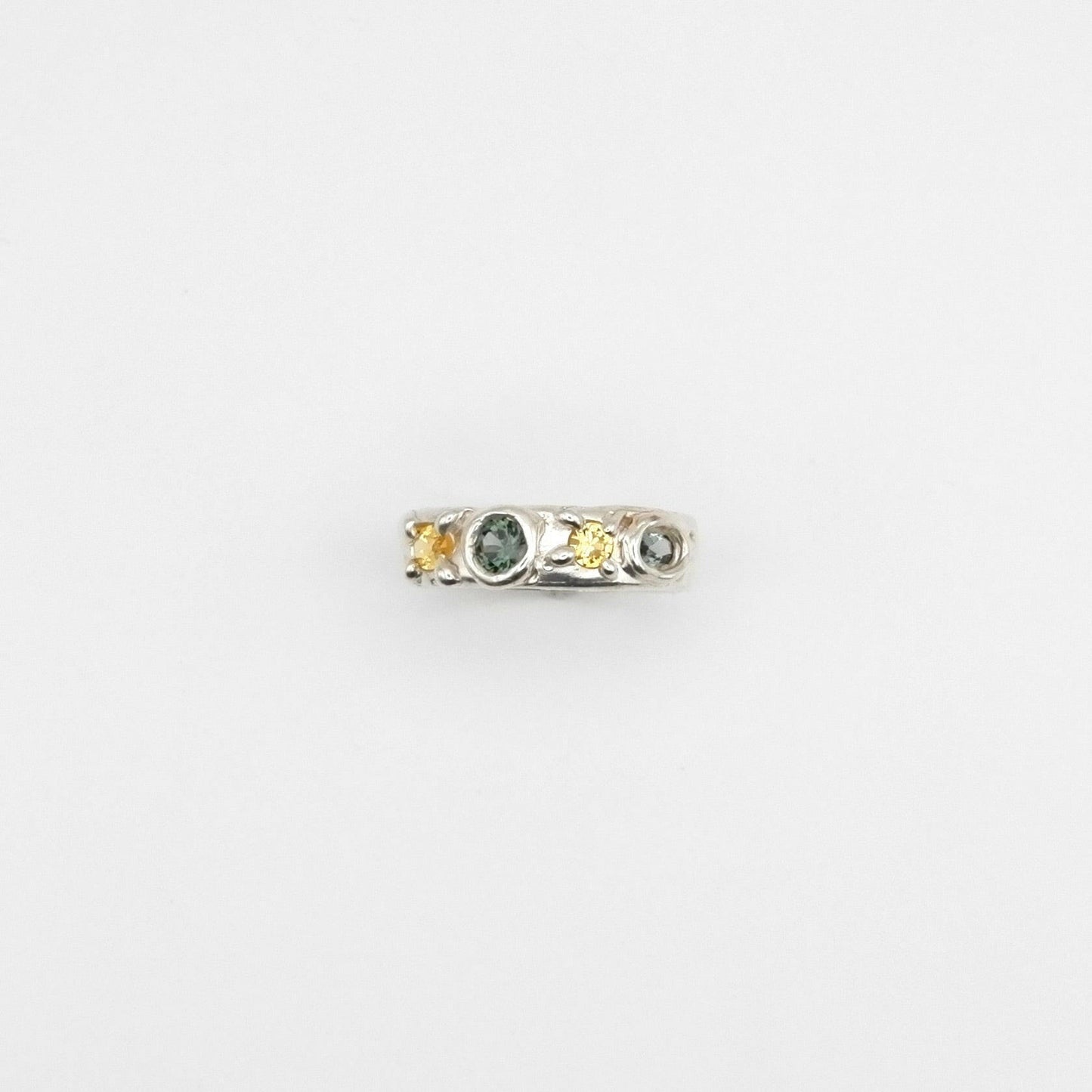 Bague Kaïa 2 Jaune/Vert.