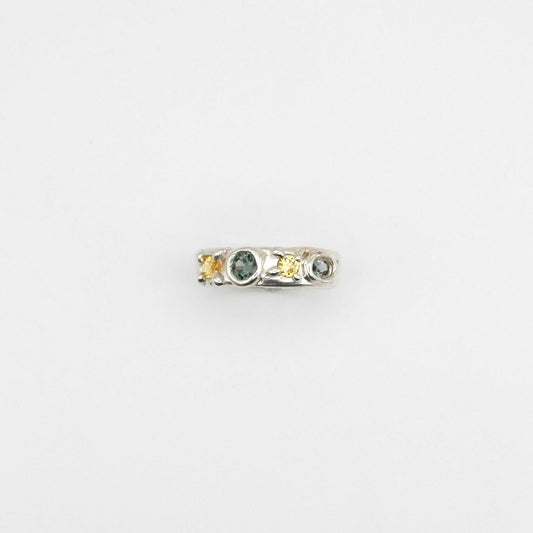 Bague Kaïa 2 Jaune/Vert.