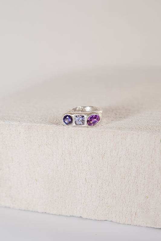 Bague Kaïa Mauve.