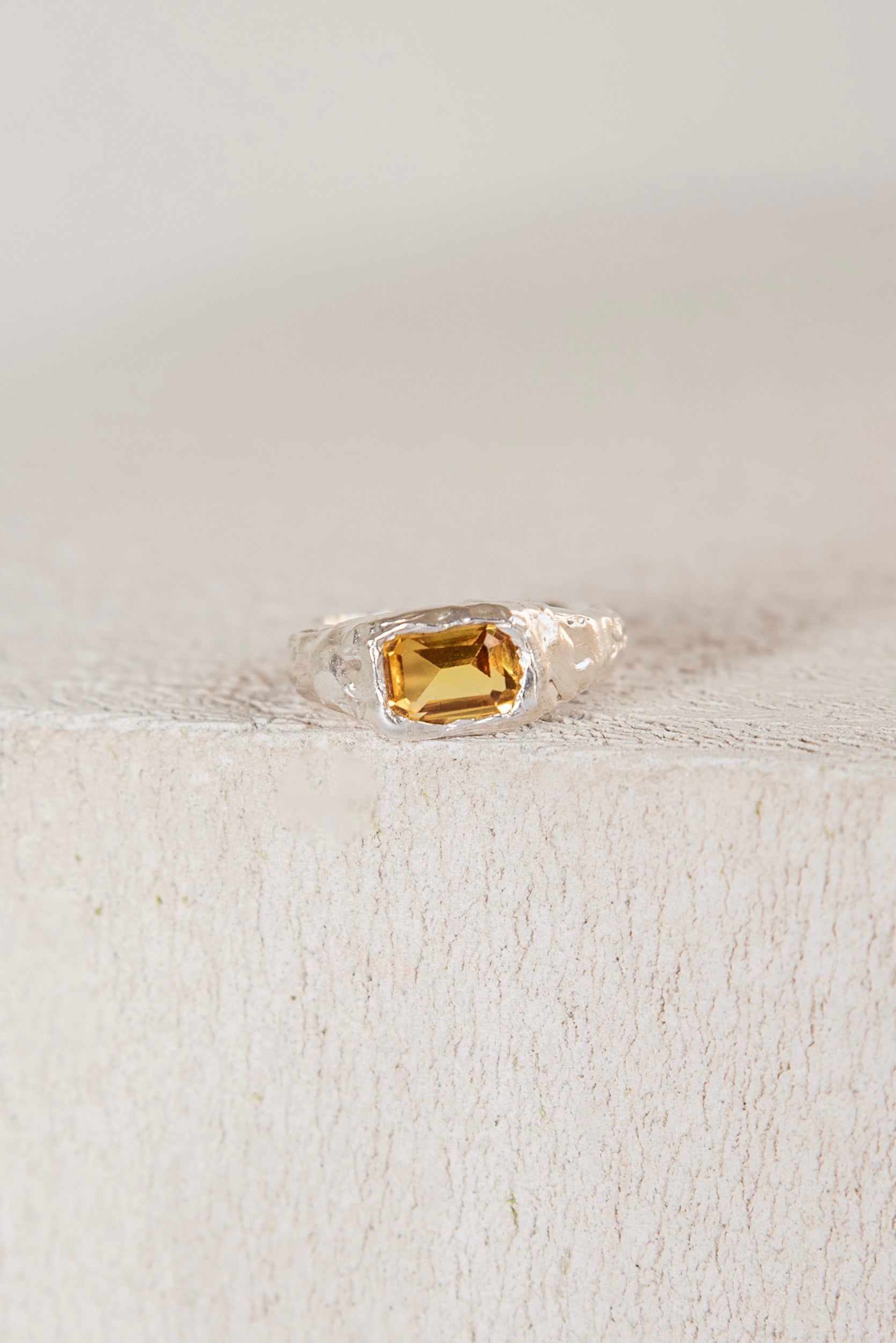 Bague Lava 2 Jaune.
