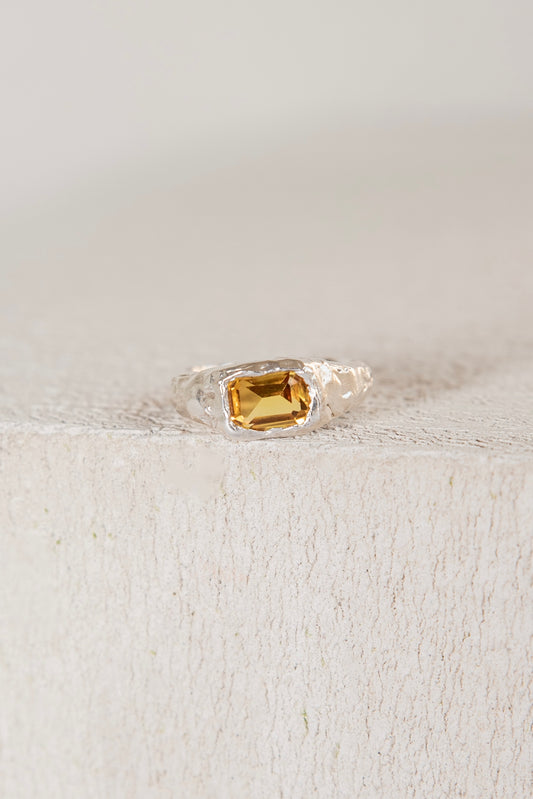 Bague Lava 2 Jaune.
