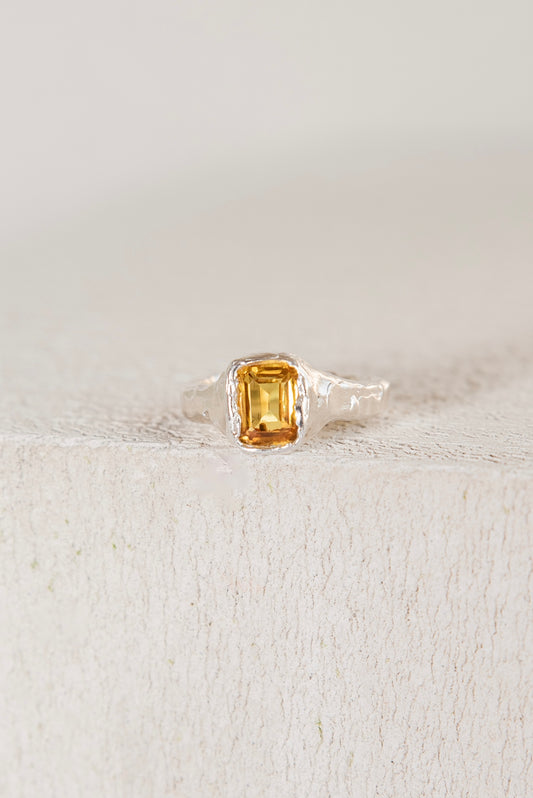 Bague Lava 1 Jaune.