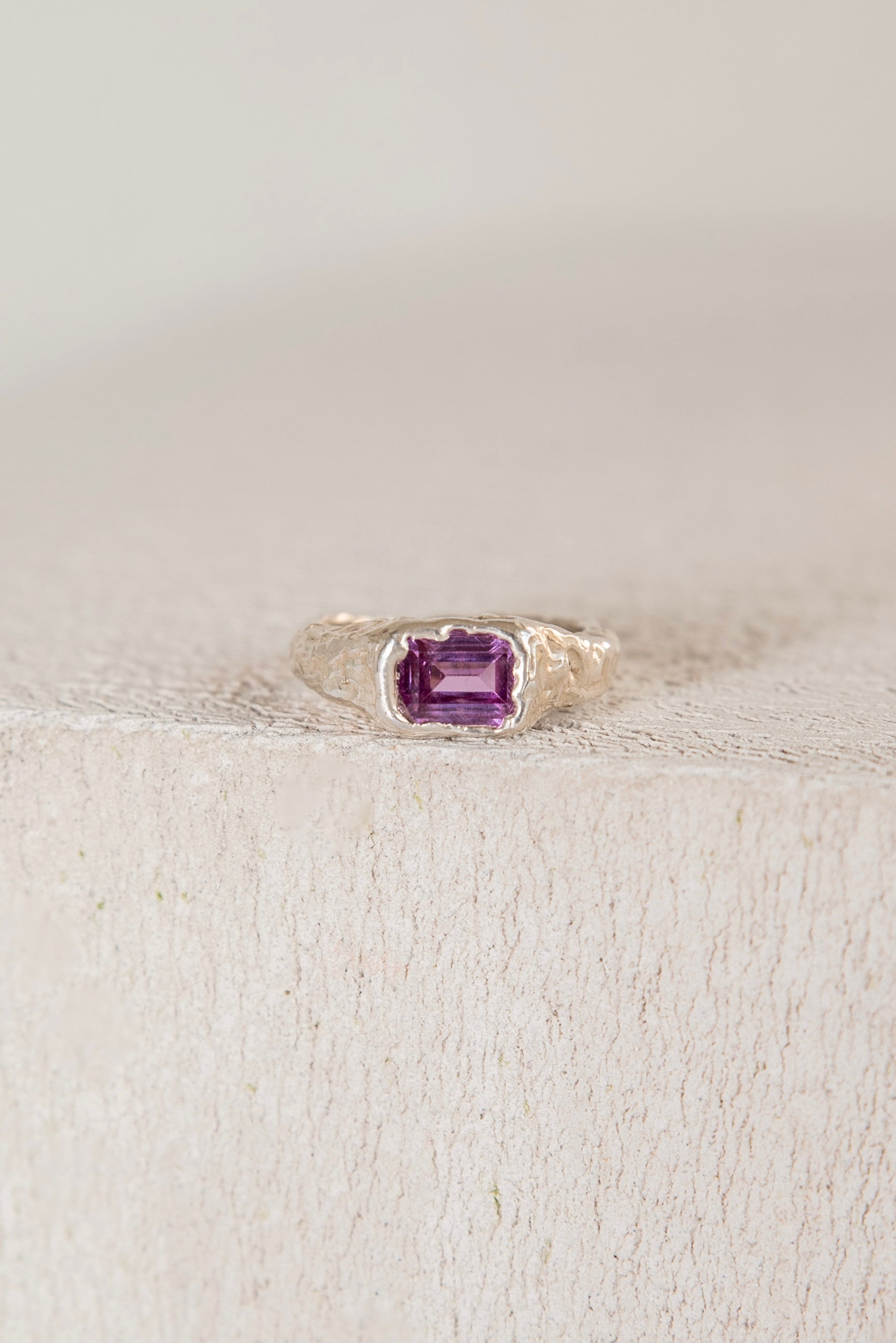 Bague Lava 2 Rose.