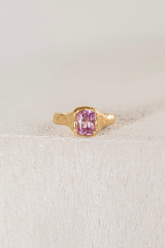 Bague Lava 1 Rose.