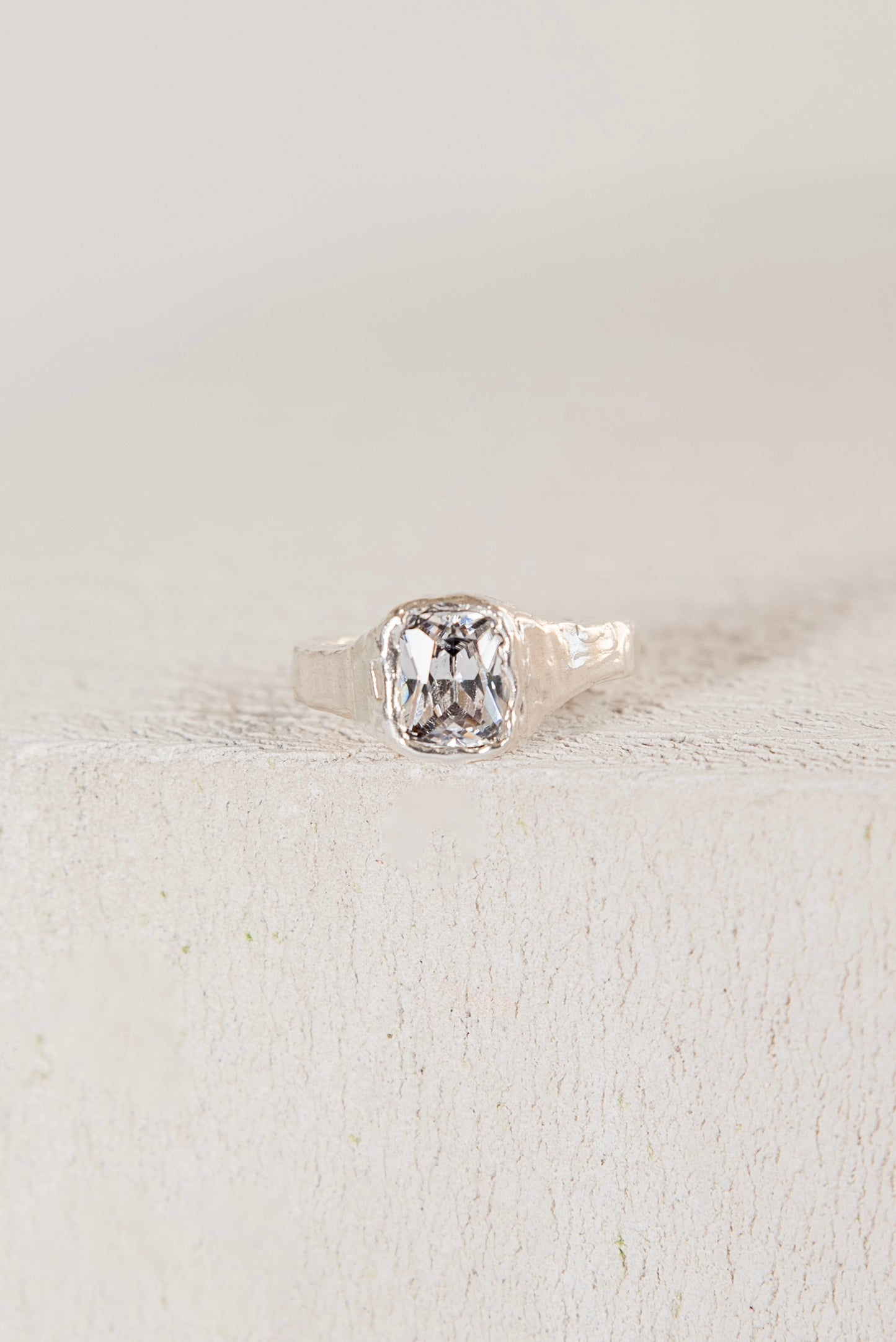 Bague Lava 1 Blanc.