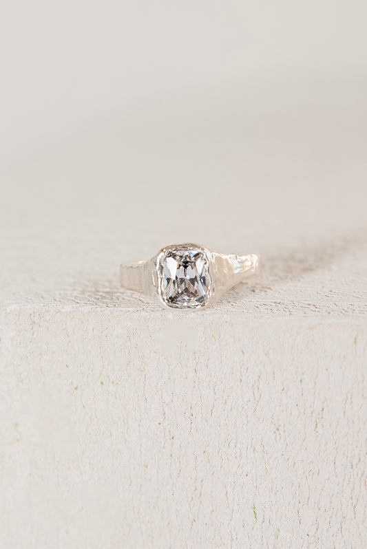 Bague Lava 1 Blanc.