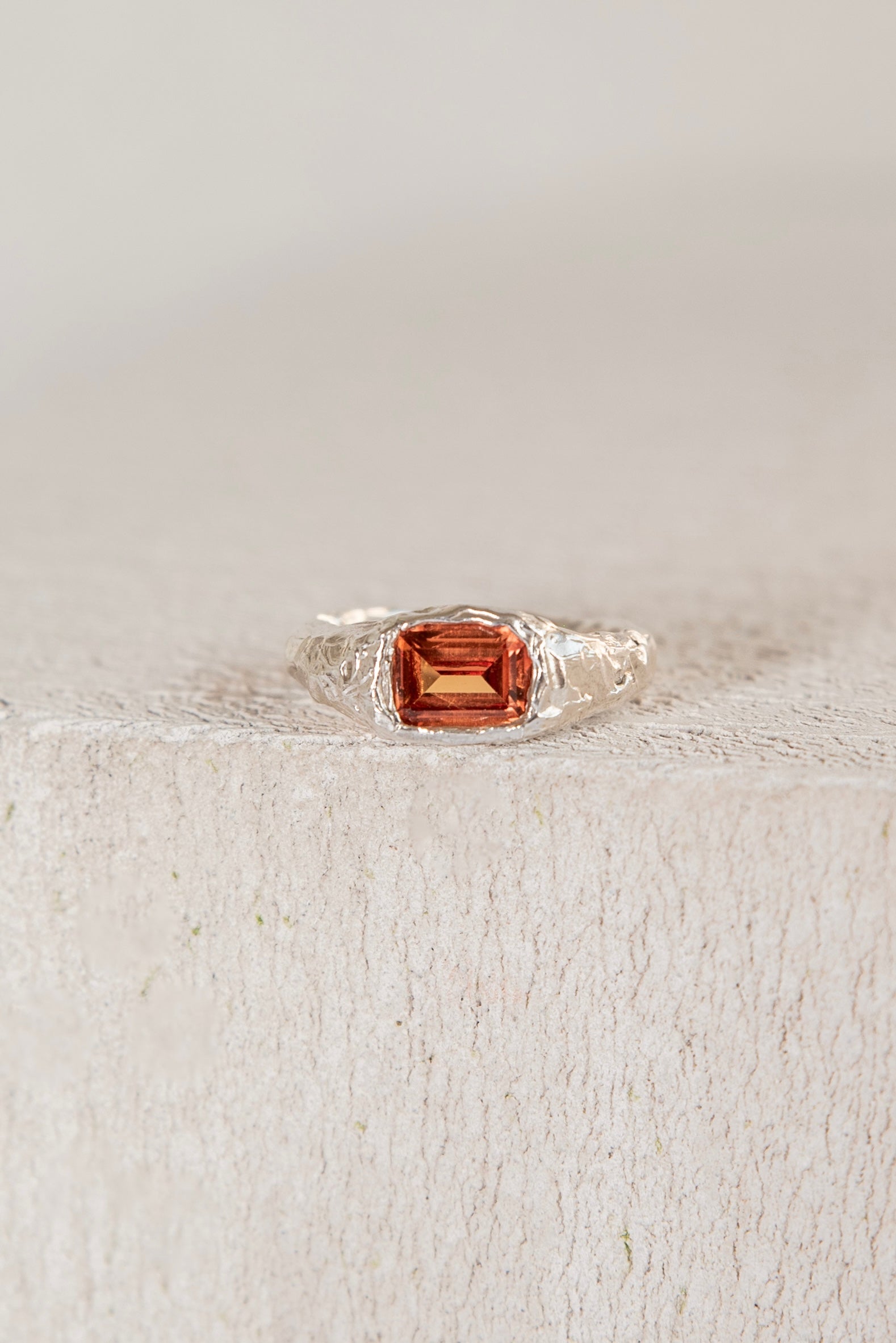 Bague Lava 2 Orange.