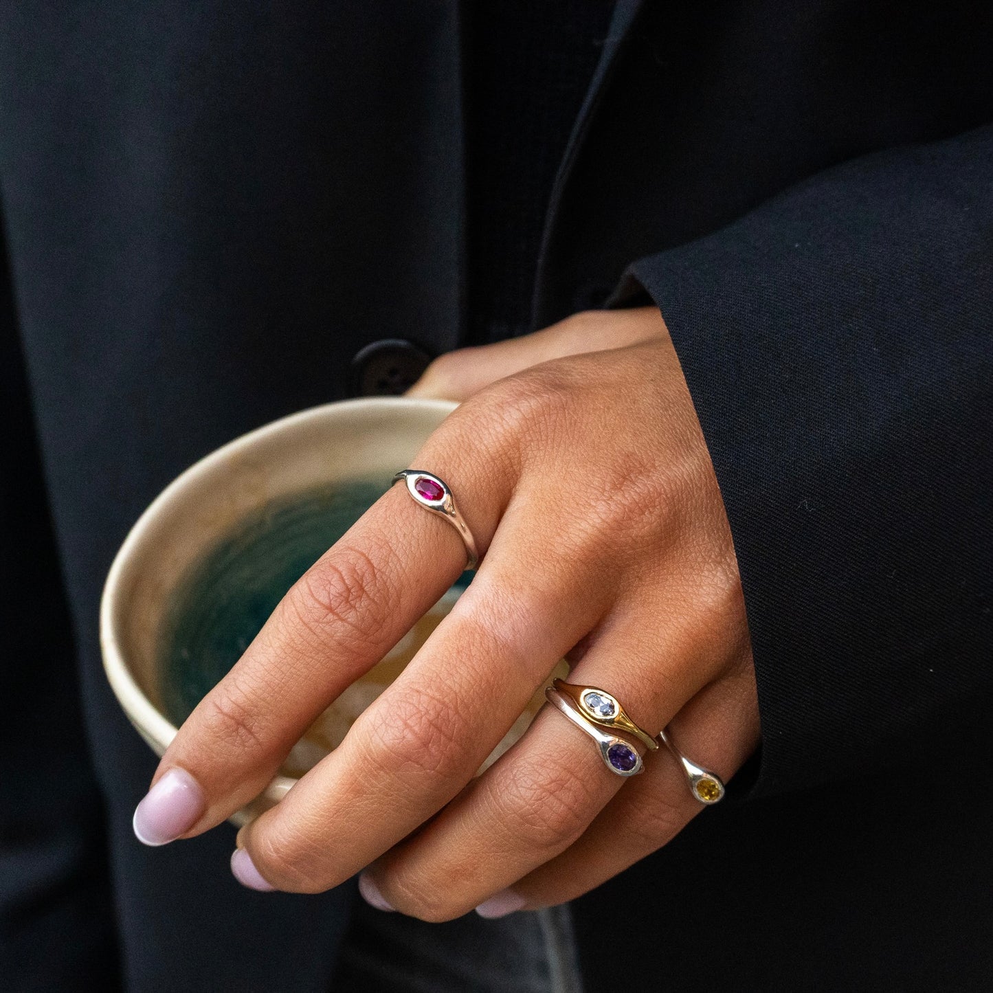 Bague Constellation Rouge