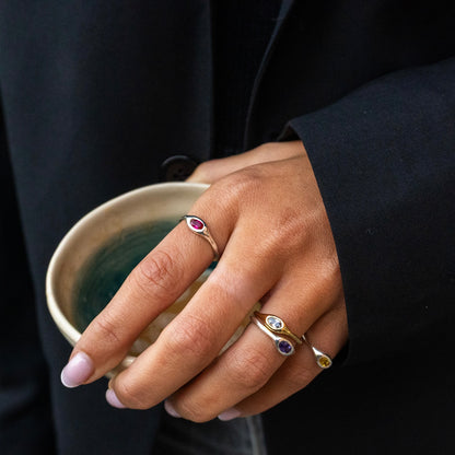 Bague Constellation Rouge