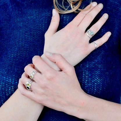 Lava Ring 1 Turquoise Blue