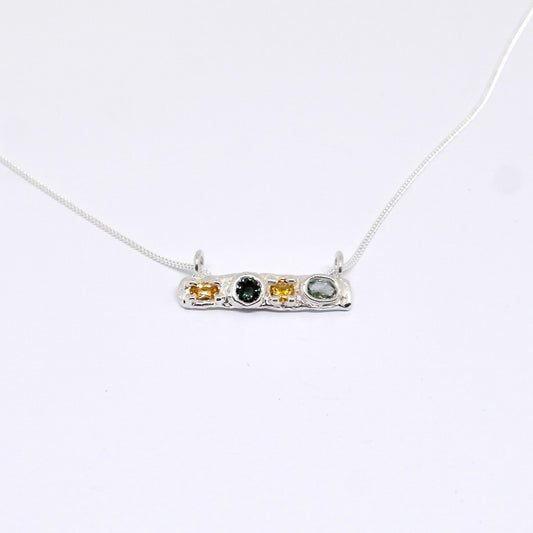 Collier Kaïa 2 Jaune/Vert