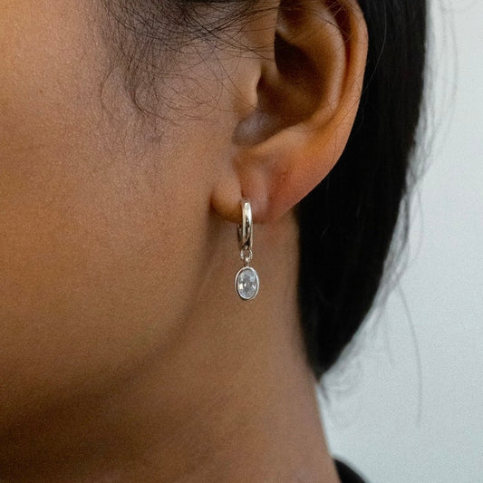 Boucles d'oreilles Constellation Blanc