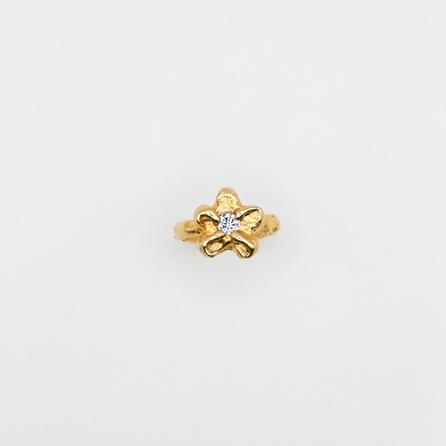 Bague Mini Bloom Mauve Clair.