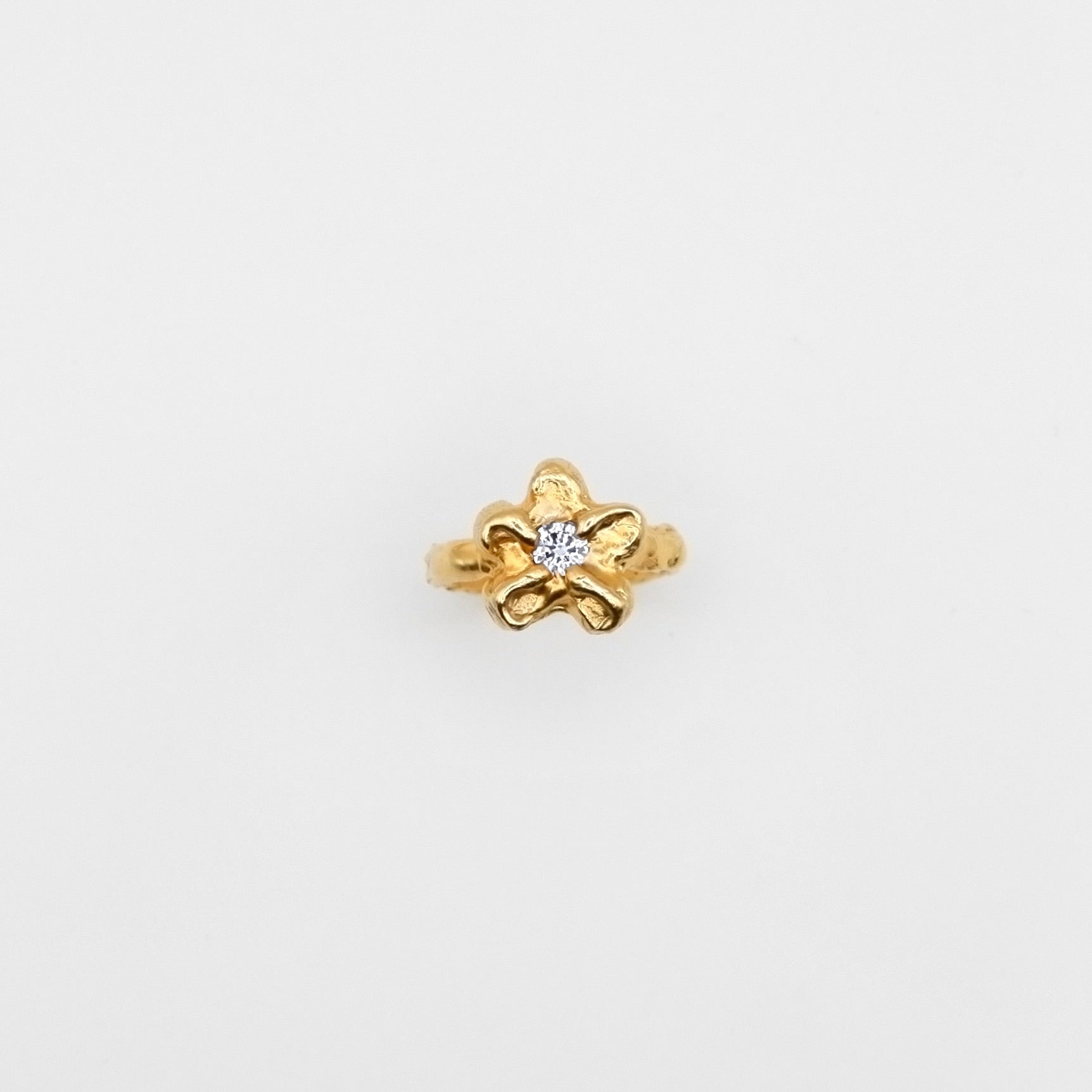 Bague Mini Bloom Mauve Clair.