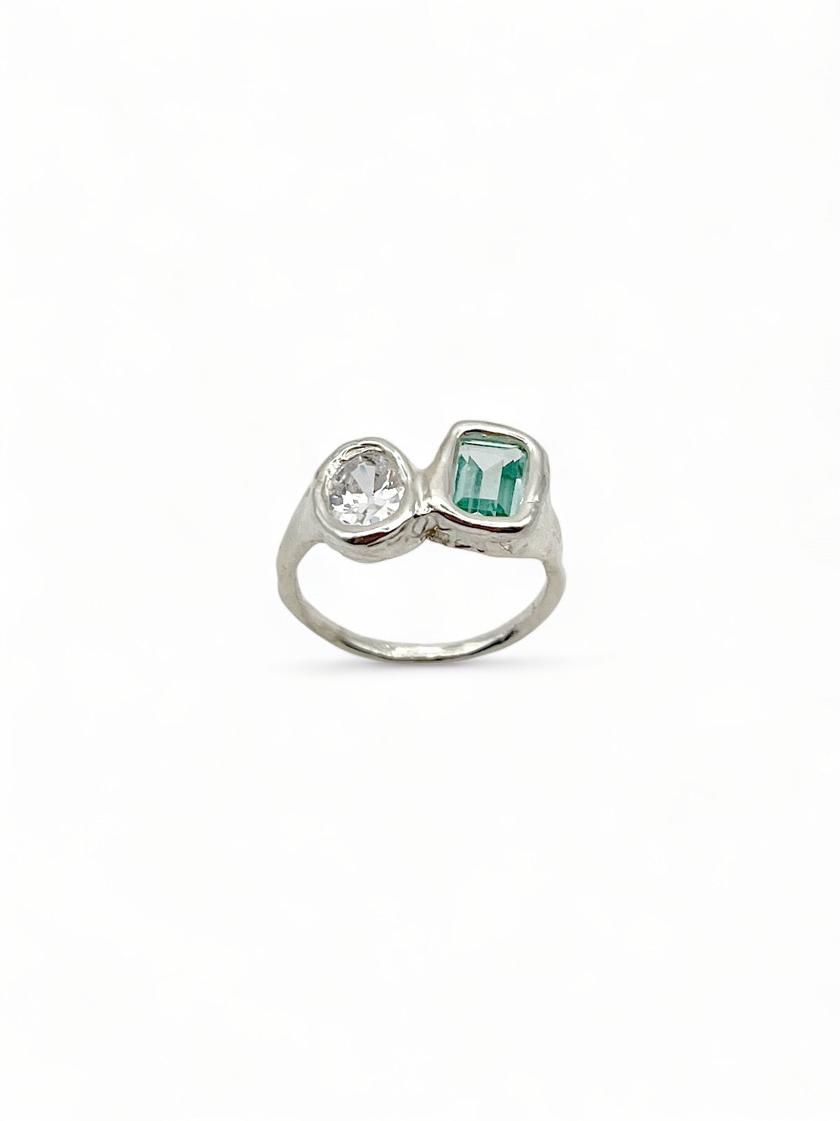 Lava Ring 1 Turquoise Blauw