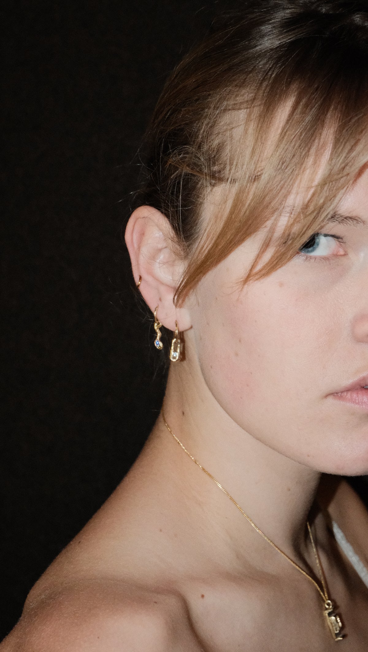 Boucle d'oreille lava 2