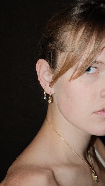 Boucle d'oreille lava 2