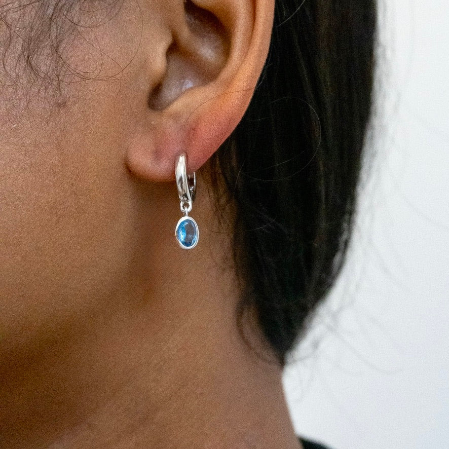 Boucles d'oreilles Constellation Bleu