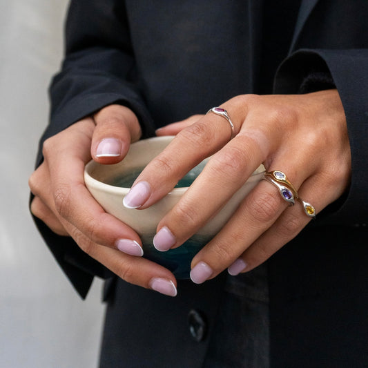 Bague Constellation verte