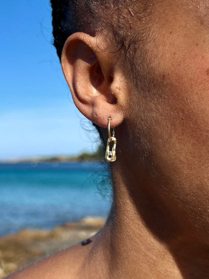 Blue Constellation Earrings