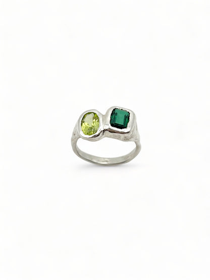 Lava Ring 1 Turquoise Blauw