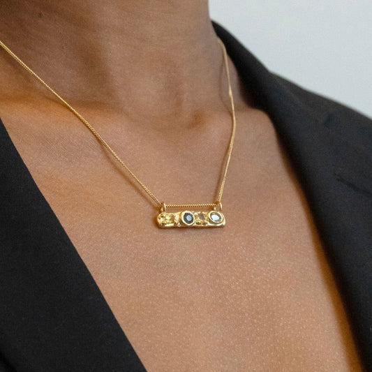 Collier Kaïa 2 Jaune/Vert