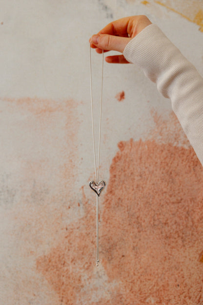 Collier Sliding Heart
