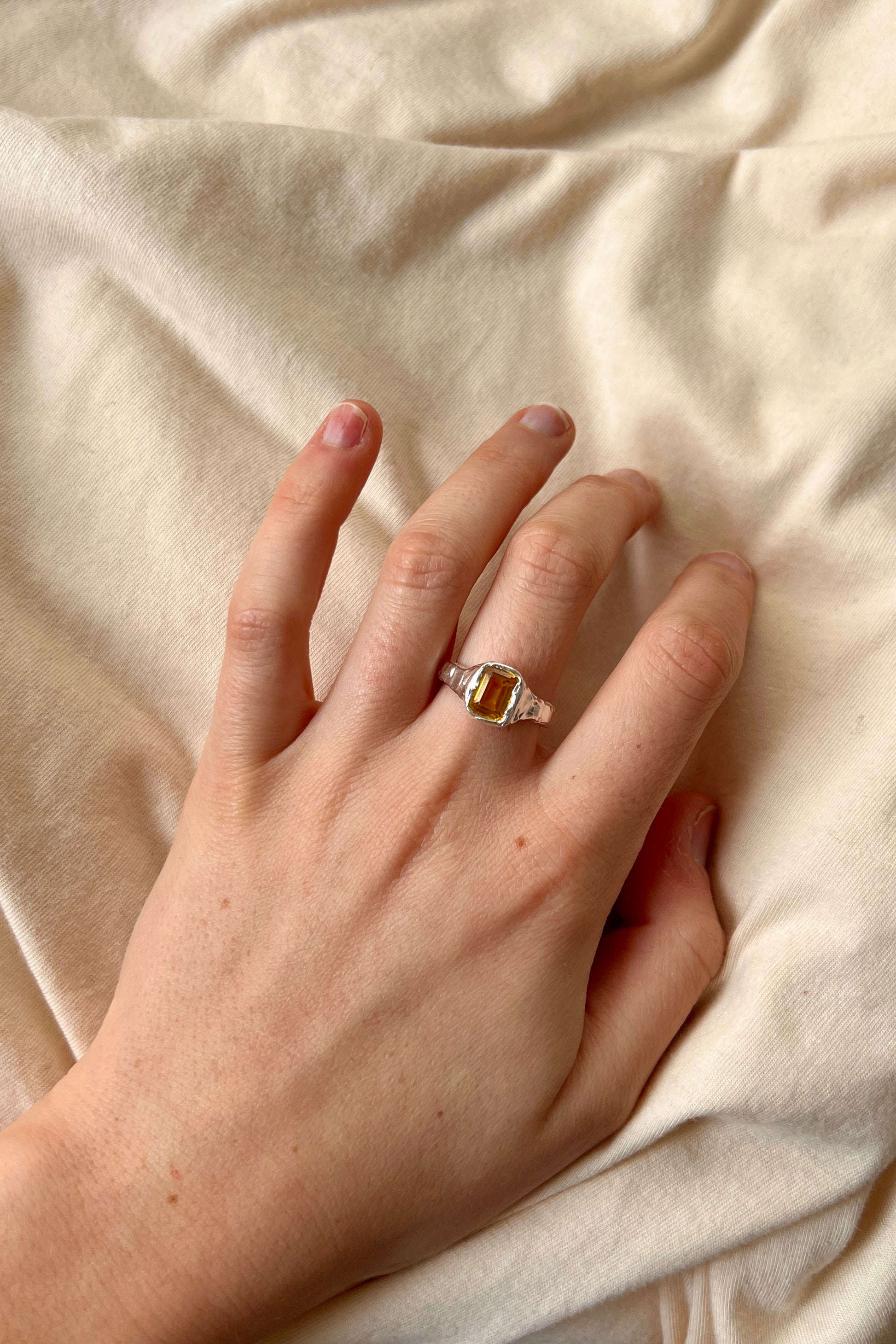 Bague Lava 1 Jaune.