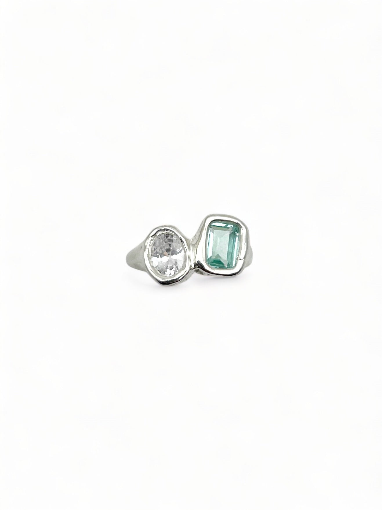 Lava Ring 1 Turquoise Blauw