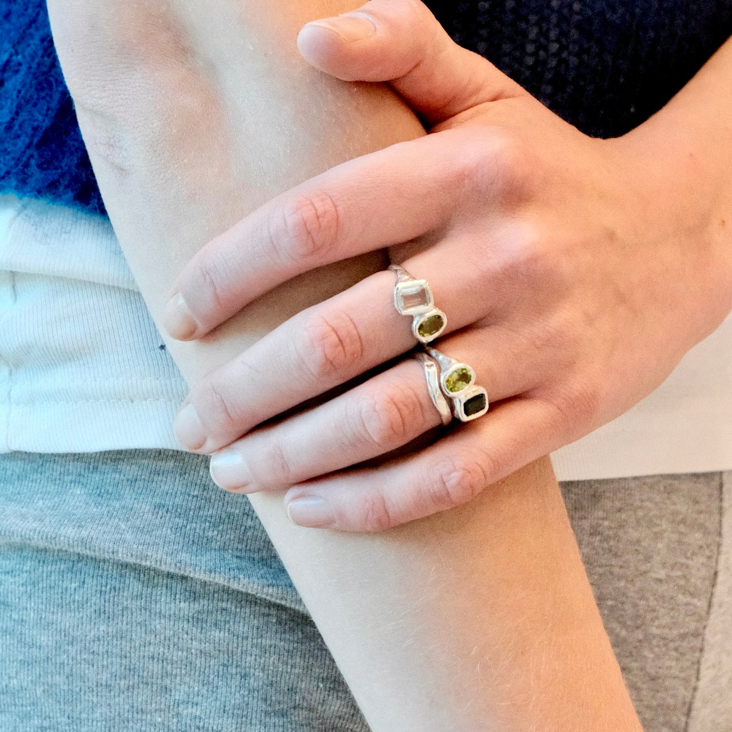 Lava Ring 1 Turquoise Blue