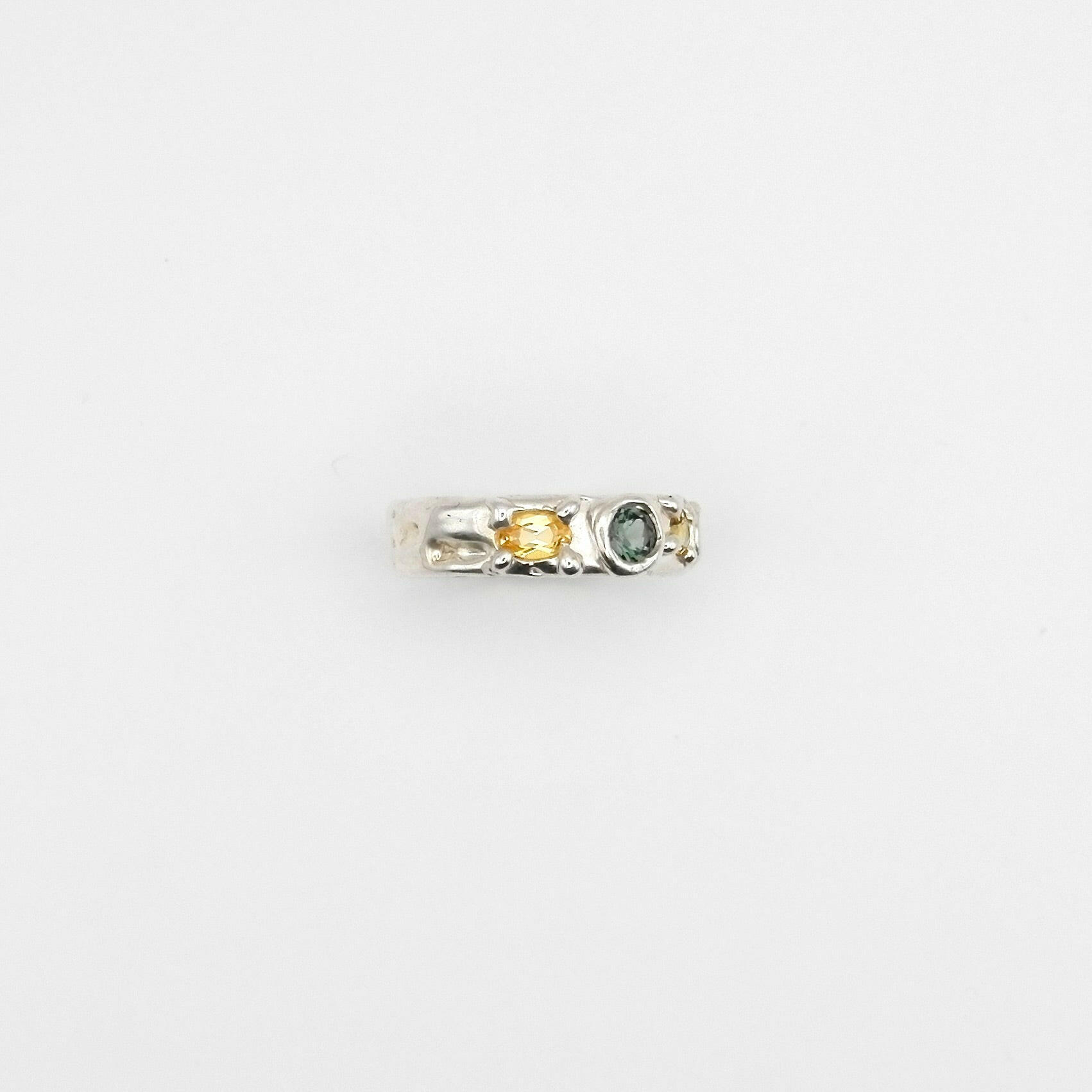 Bague Kaïa 2 Jaune/Vert.