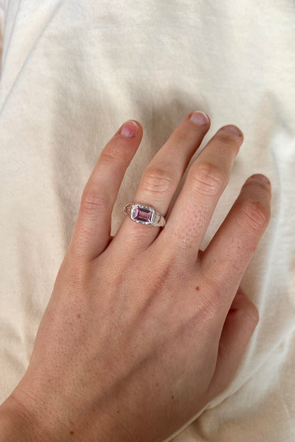 Bague Lava 2 Rose.