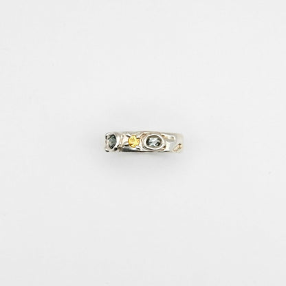Bague Kaïa 2 Jaune/Vert.